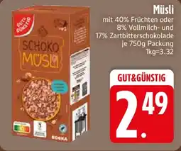 Edeka GUT & GUNSTIG Schoko Müsli Angebot