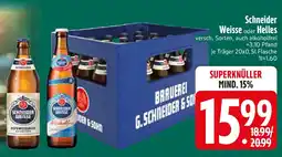 Edeka Schneider Weisse oder Helles Angebot