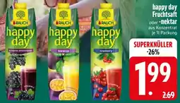 Edeka happy day Fruchtsaft oder -nektar Angebot