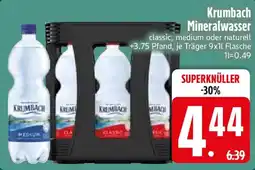 Edeka Krumbach Mineralwasser Classic Angebot