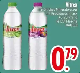 Edeka Vitrex natürliche Mineralwasser Angebot