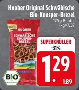 Edeka Huober Original Schwäbische Bio-Knusper-Brezel Angebot