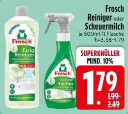 Edeka Frosch Reiniger oder Scheuermilch Angebot