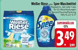Edeka Weißer Riese oder Spee Waschmittel Angebot