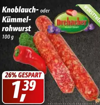 Simmel Knoblauch- oder Kummelrohwurst 100g Angebot