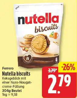 NP Discount Ferrero Nutella biscuits Angebot