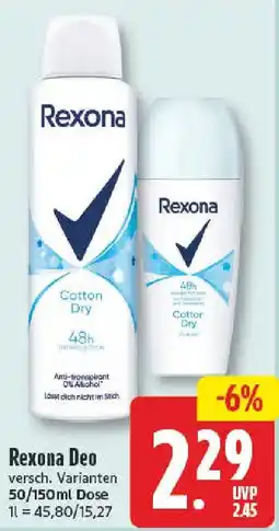 NP Discount Rexona Deo Angebot