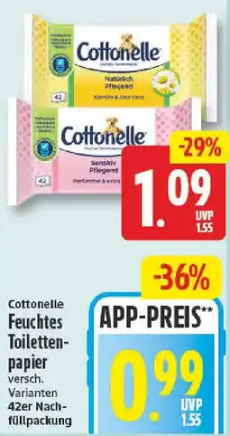 NP Discount Cottonelle Feuchtes Toilettenpapier Angebot
