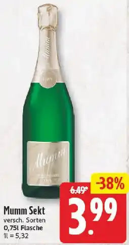 NP Discount Mumm Sekt Angebot