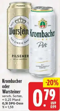 NP Discount Krombacher oder Warsteiner Angebot