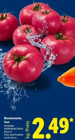 Lidl Rosatomaten, lose Angebot