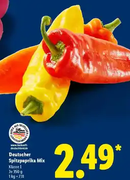 Lidl Deutscher Spitzpaprika Mix Angebot