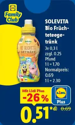 Lidl SOLEVITA Bio Früchteteegetränk Angebot