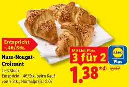 Lidl Nuss-Nougat-Croissant Angebot