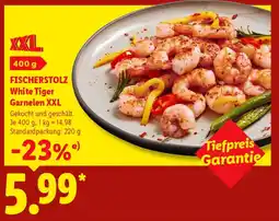 Lidl FISCHERSTOLZ White Tiger Garnelen XXL Angebot