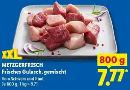 Lidl METZGERFRISCH Frisches Gulasch, gemisch Angebot