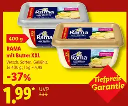 Lidl Rama mit Butter XXL Angebot
