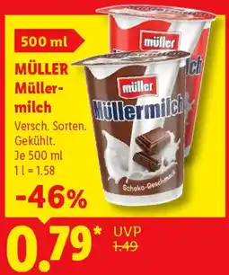 Lidl MÜLLER Müllermilch Angebot