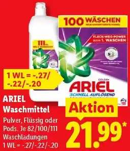 Lidl ARIEL Waschmittel Angebot