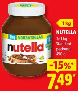 Lidl Nutella Angebot