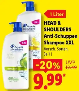 Lidl HEAD & SHOULDERS Anti-Schuppen Shampoo XXL Angebot