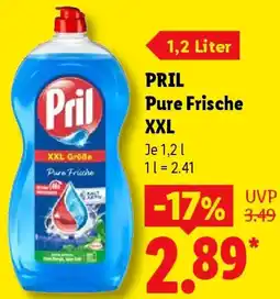 Lidl PRIL Pure Frische XXL Angebot