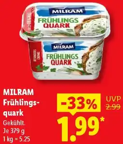 Lidl MILRAM Frühlingsquark Angebot