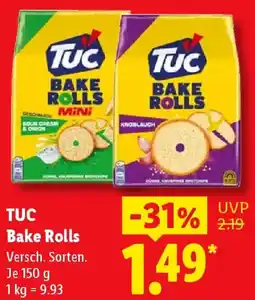 Lidl TUC Bake Rolls Angebot