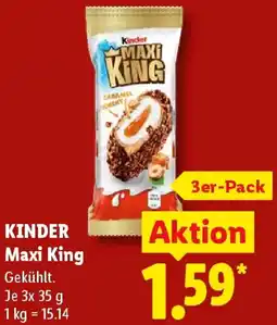 Lidl KINDER Maxi King Angebot