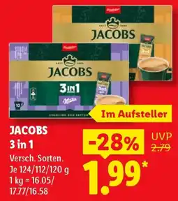 Lidl JACOBS 3 in 1 Angebot