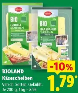 Lidl BIOLAND Käsescheiben Angebot
