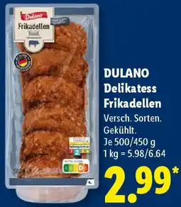 Lidl DULANO Delikatess Frikadellen Angebot