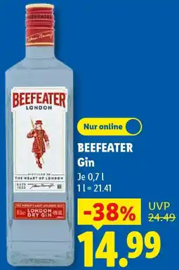 Lidl BEEFEATER Gin Angebot