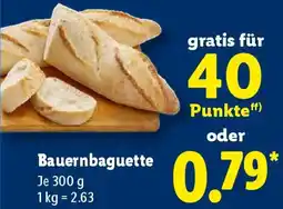 Lidl Bauernbaguette Angebot