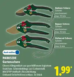 Lidl PARKSIDE Gartenschere Angebot