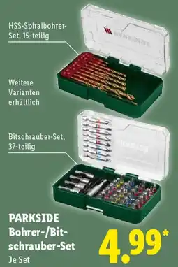 Lidl PARKSIDE Bohrer-/Bitschrauber-Set Angebot