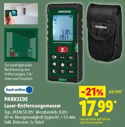 Lidl PARKSIDE Laser-Entfernungsmesser Angebot