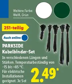 Lidl PARKSIDE Kabelbinder-Set Angebot