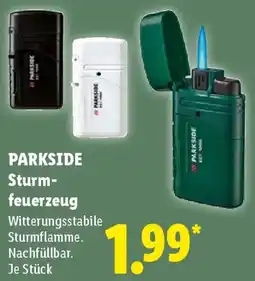 Lidl PARKSIDE Sturmfeuerzeug Angebot
