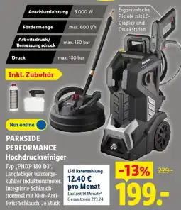 Lidl PARKSIDE PERFORMANCE Hochdruckreiniger Angebot