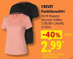 Lidl CRIVIT Funktionsshirt Angebot