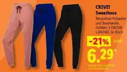 Lidl CRIVIT Sweathose Angebot