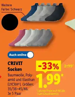 Lidl CRIVIT Socken Angebot
