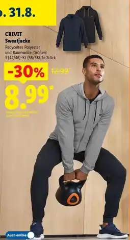 Lidl CRIVIT Sweatjacke Angebot
