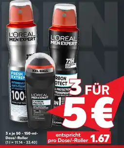 Kaufland L'ORÉAL PARIS Men Expert Deodorant Angebot