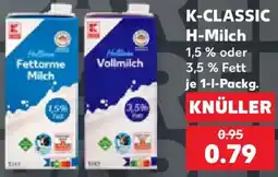 Kaufland K-CLASSIC H-Milch Angebot
