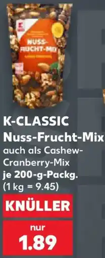 Kaufland K-CLASSIC Nuss-Frucht-Mix Angebot