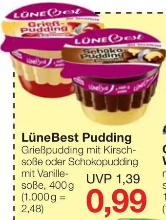 Jawoll Lüne Best Pudding 400g Angebot