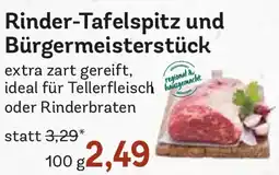 Edeka Rinder-Tafelspitz und Bürgermeisterstück Angebot