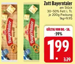 Edeka Zott Bayerntaler Angebot